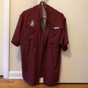 FSU Columbia PFG Fishing Shirt (Medium)